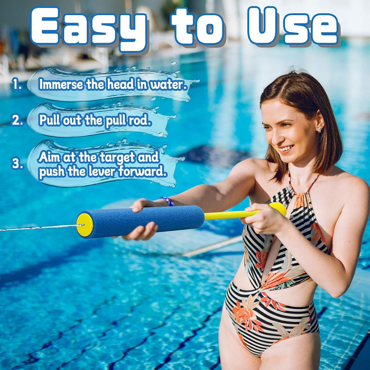 18 Pack Water Guns for Adults,Foam Soakers Blaster Guns,Colorful Squirt Gun Set for Beach Water Game,Pool Summer Party