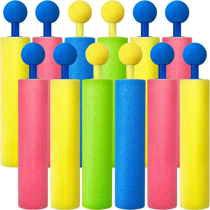 18 Pack Water Guns for Adults,Foam Soakers Blaster Guns,Colorful Squirt Gun Set for Beach Water Game,Pool Summer Party