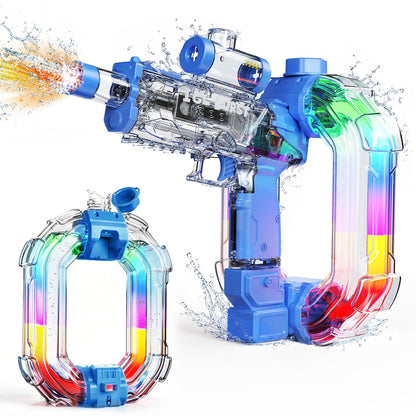 2 Pack Electric Water Guns for Adults, Automatic Water Gun(Black & Blue)