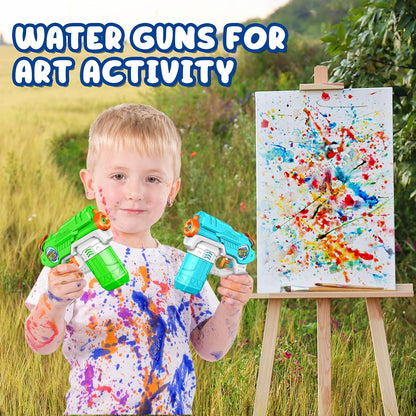 Water Guns for Kids Adults, 6 Pack Squirt Guns Soaker Blaster 220CC Capacity Long Range Super Water Gun Pistols for Boys Girls Toddlers Swimming Pool Water Toys (6)