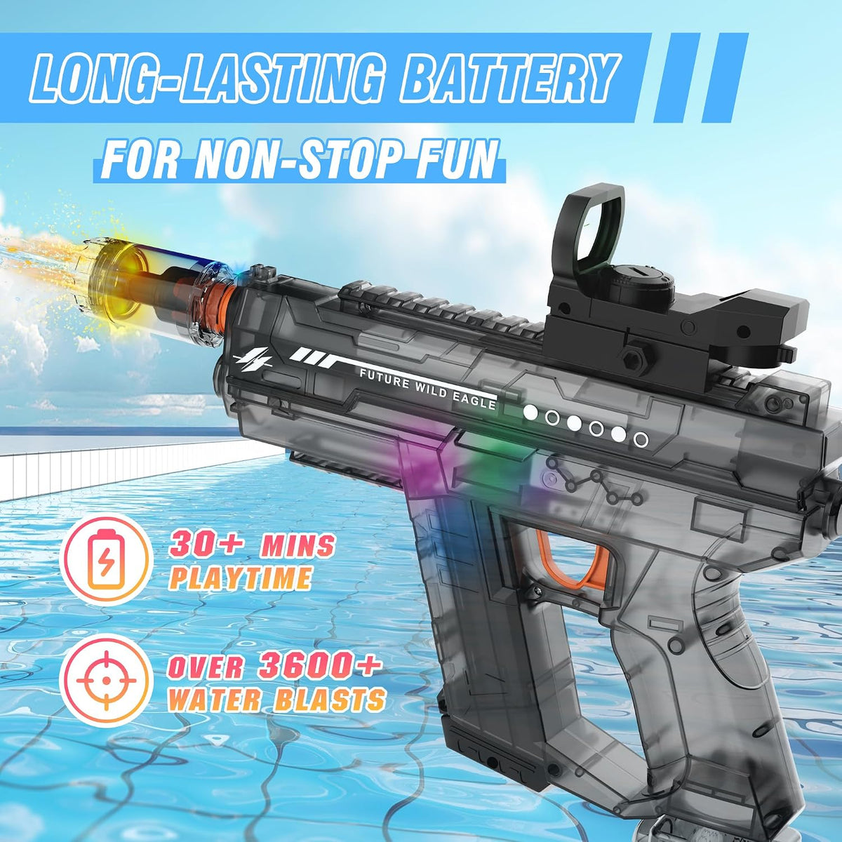 Electric Water Guns for Adults & Kids,Realistic Automatic Water Gun