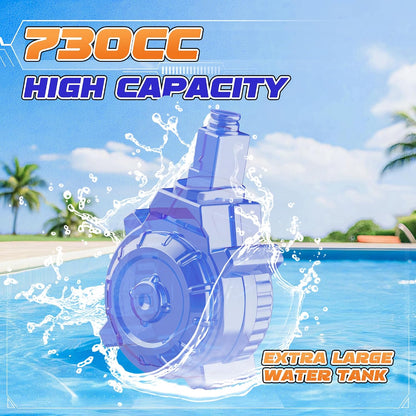 2 Pack Large Electric Water Guns for Adults & Kids, Automatic Squirt Guns