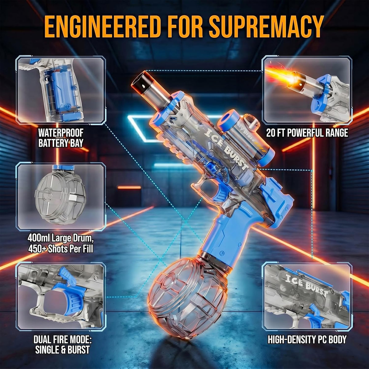 Electric Water Gun for Adults & Kids,Automatic Squirt Guns