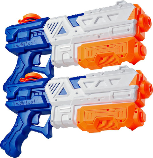 Super Large Water Gun Squirt Blasters for Kids & Adults, (2 Pack)