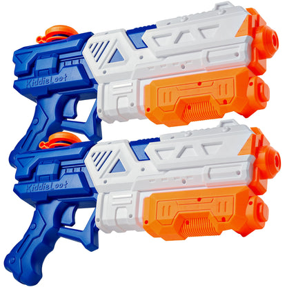 Super Large Water Gun Squirt Blasters for Kids & Adults, (2 Pack)