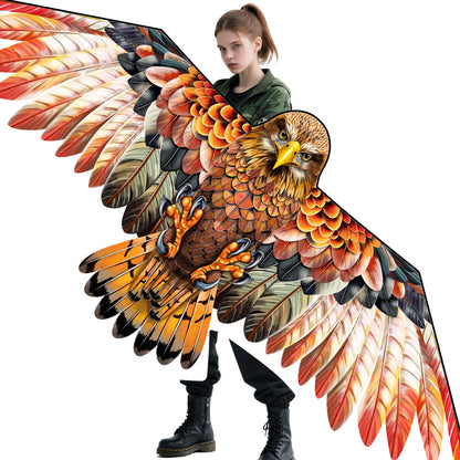 Bald Eagle Kite, Easy to Fly for Kids Kite for Beginners Red/Brown