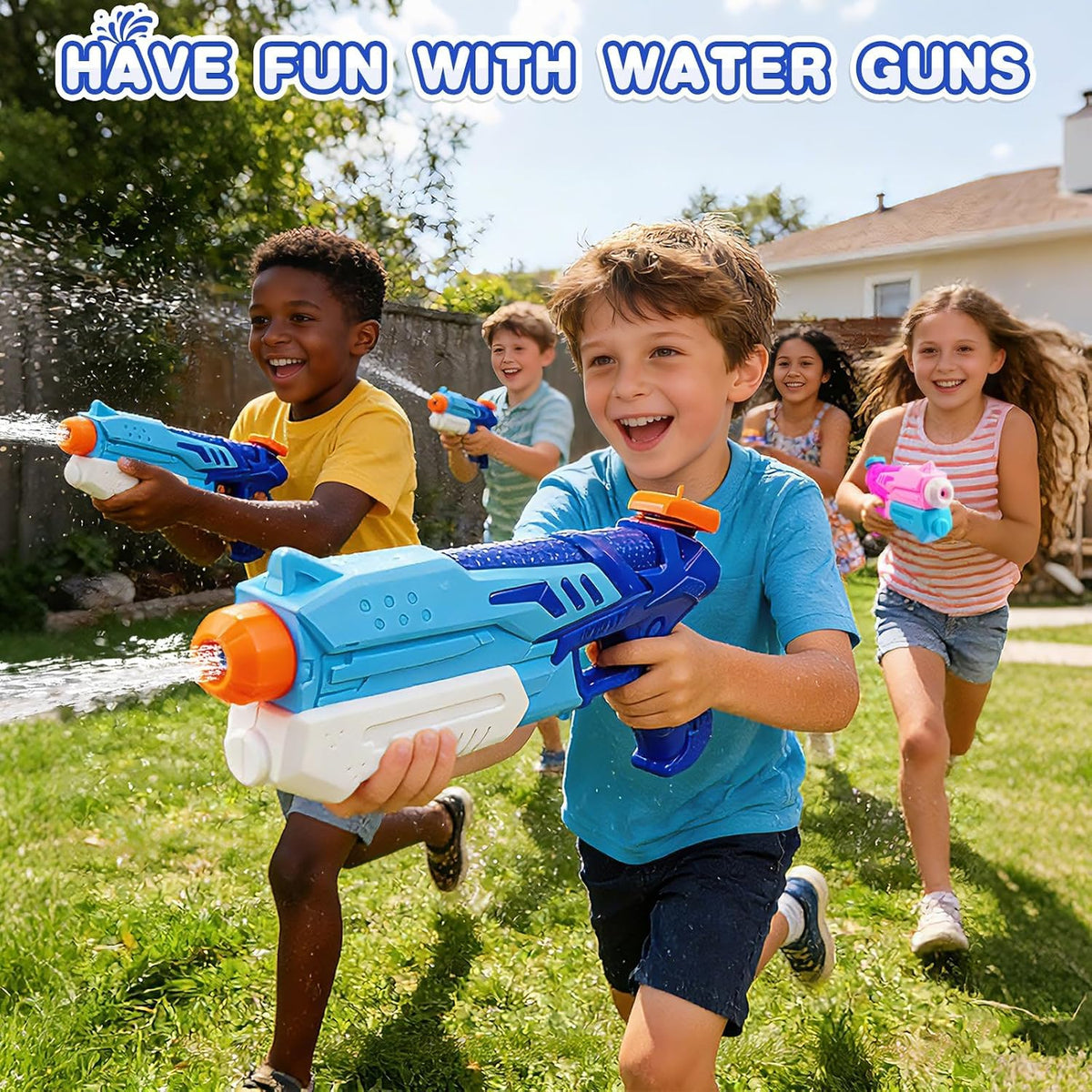 300cc Water Gun for Kids Squirt Gun Water Squirter Pool Toys 2 Pack