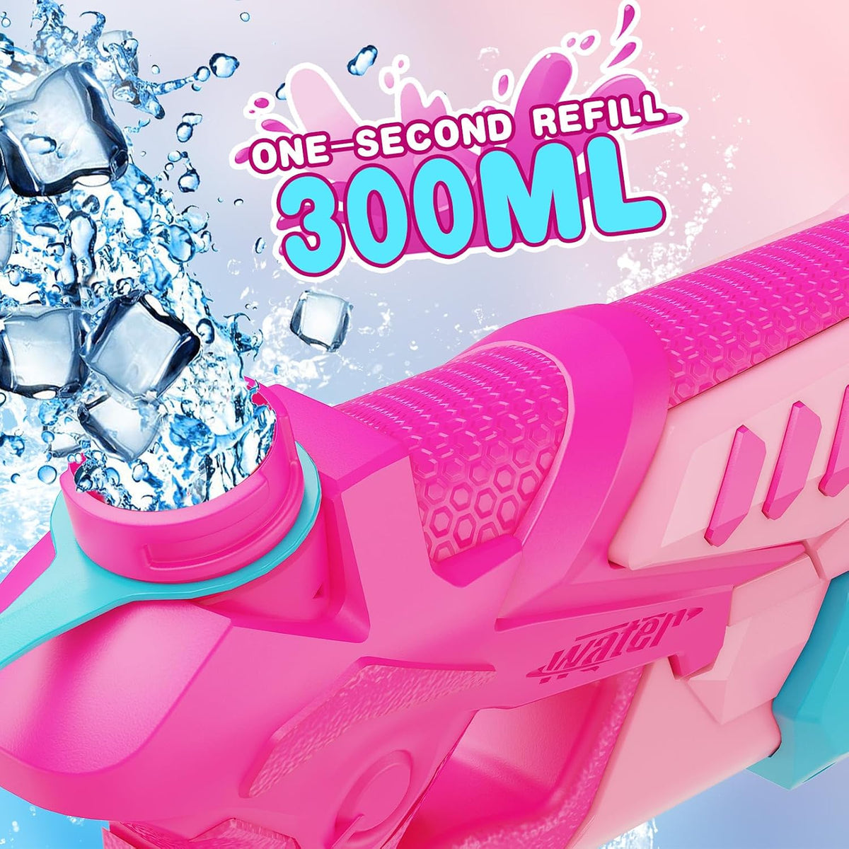 300cc Water Gun for Kids Squirt Gun Water Squirter Pool Toys 2 Pack