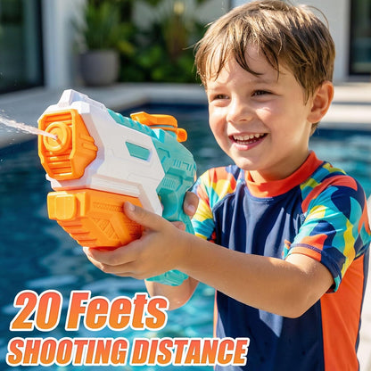5 Pack Water Gun for Kids Adults - Long Range Super Water Blaster Soaker Squirt Gun, Summer Outdoor Toy for Boys Girls Swimming Pool, Beach, Yard, Water Fighting Play Party