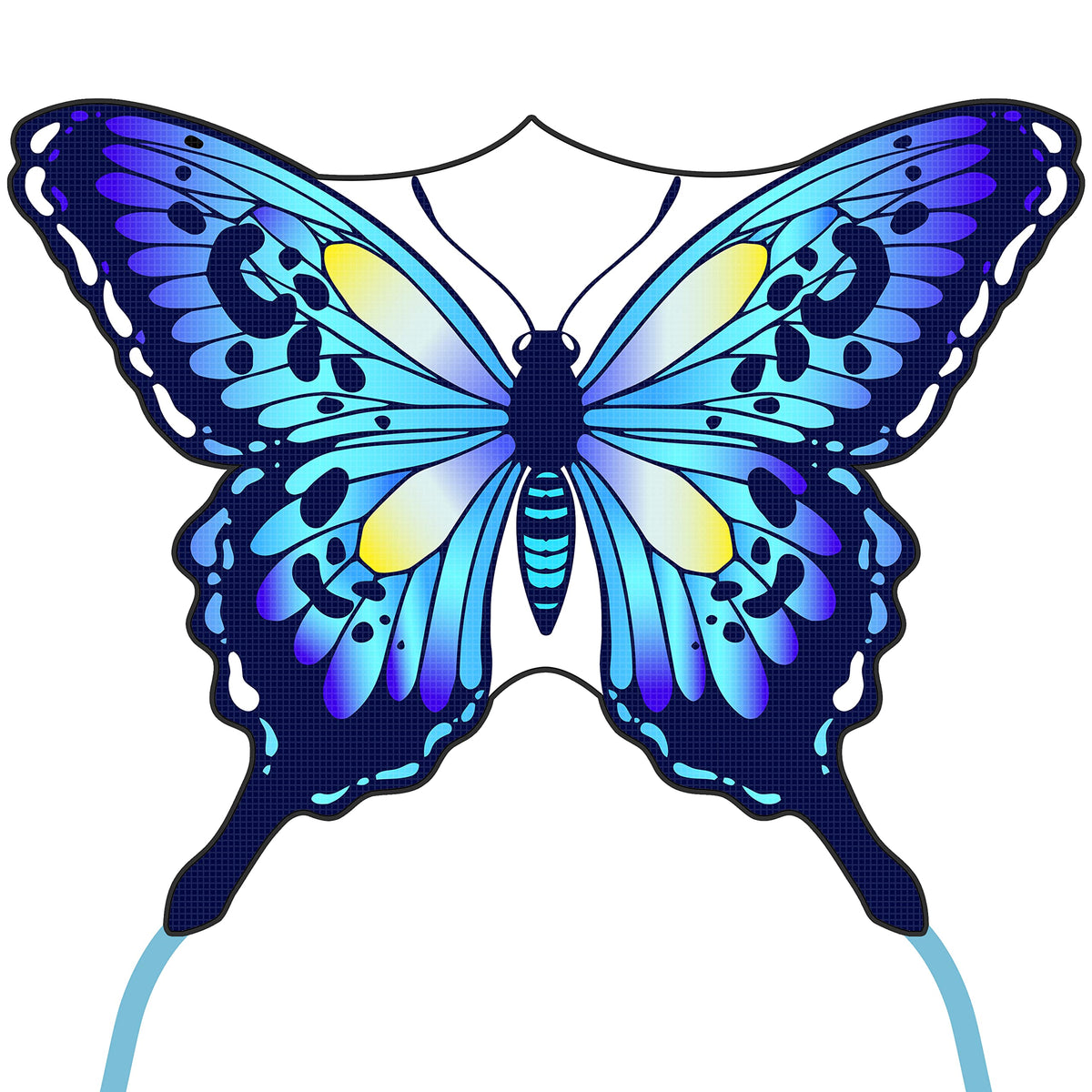 2024 New 55" Monarch Butterfly Kite for Kids and Adults Large Kites Easy to Fly Beginners Single Line String with Tail for Beach Trip Park Outdoor Activities
