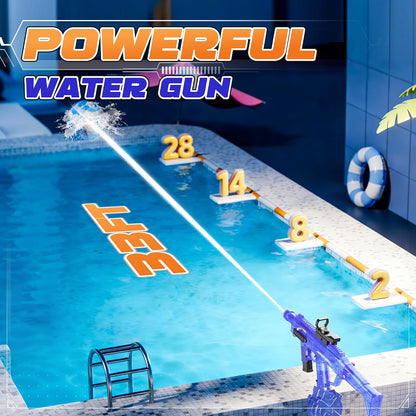 2 Pack Large Electric Water Guns for Adults & Kids, Automatic Squirt Guns