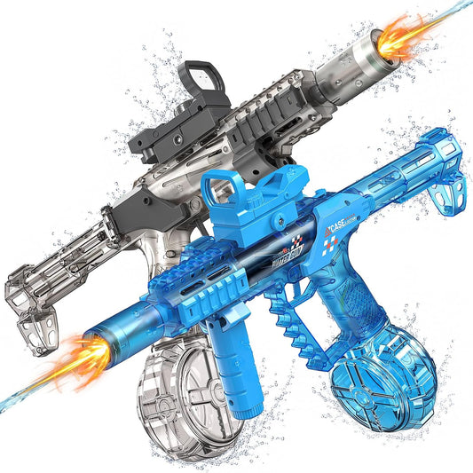 2 Pack Electric Water Guns for Adults, Automatic Water Gun(Black & Blue)