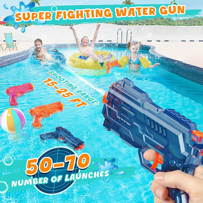 LQYoyz 2 Pack Water Guns for Kids Adults, Small Squirt Guns