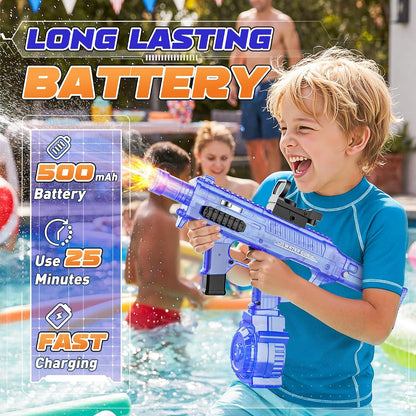 2 Pack Large Electric Water Guns for Adults & Kids, Automatic Squirt Guns