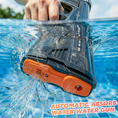 Electric Water Gun for Adults Kids USB-C Charging Port, Black
