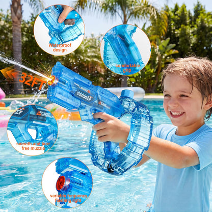 Electric Water Gun, Trigger-Activated Transforming Body