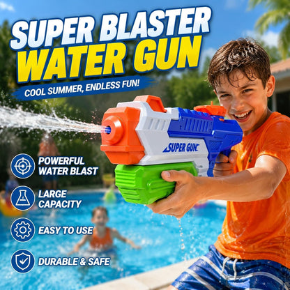 3 Pack Water Guns for Kids Adults, 600cc High Capacity Super Squirt Soaker